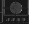 Placa Gorenje GTW641EB preta encastrar 60 cm gás 4 zona(s)