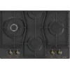 Placa Gorenje GW6D42CLB preta encastrar 60 cm gás 4 zona(s)