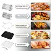 Adler AD 6309 forno com fritadeira de ar, 13 l, 1700 W, aço inoxidável / preto