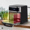 Adler AD 6309 forno com fritadeira de ar, 13 l, 1700 W, aço inoxidável / preto