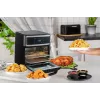 Adler AD 6309 forno com fritadeira de ar, 13 l, 1700 W, aço inoxidável / preto