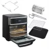 Adler AD 6309 forno com fritadeira de ar, 13 l, 1700 W, aço inoxidável / preto