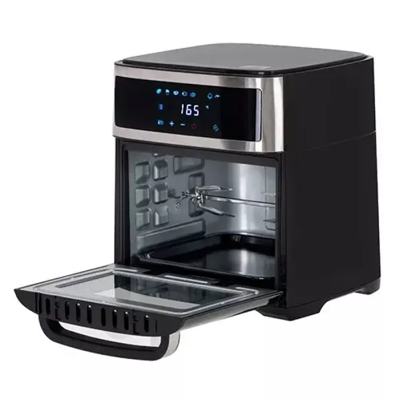 Adler AD 6309 forno com fritadeira de ar, 13 l, 1700 W, aço inoxidável / preto