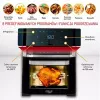 Adler AD 6309 forno com fritadeira de ar, 13 l, 1700 W, aço inoxidável / preto
