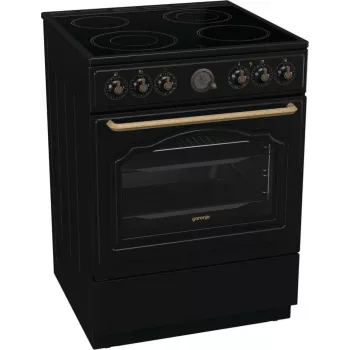 Fogão Gorenje GECS6B71CLB Fogão elétrico Placa vitrocerâmica Preto