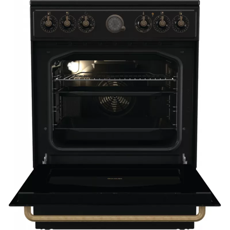 Fogão Gorenje GECS6B71CLB Fogão elétrico Placa vitrocerâmica Preto