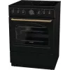 Fogão Gorenje GECS6B71CLB Fogão elétrico Placa vitrocerâmica Preto