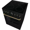 Fogão Gorenje GECS6B71CLB Fogão elétrico Placa vitrocerâmica Preto