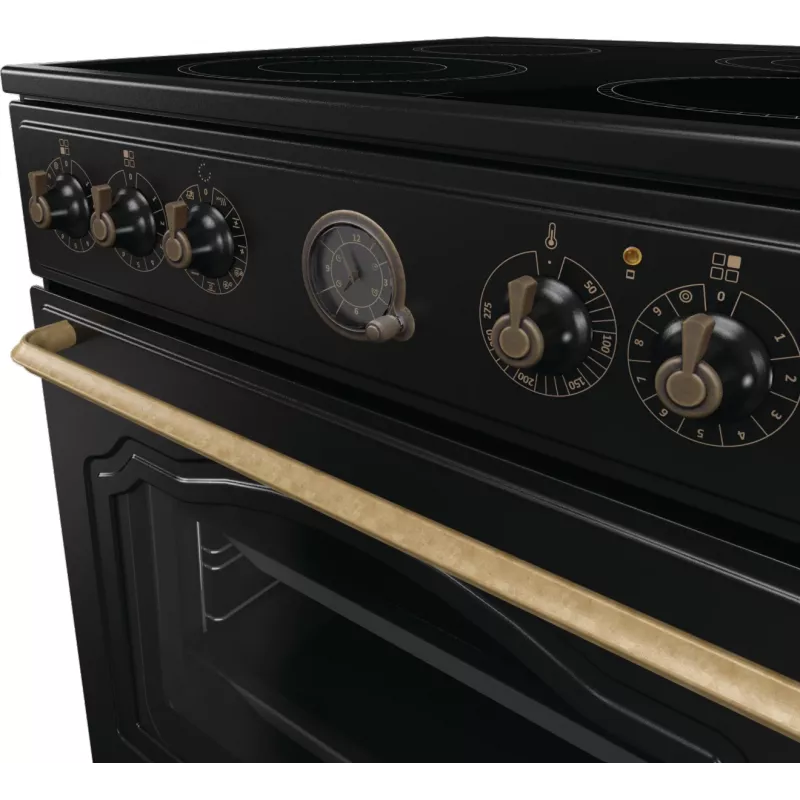 Fogão Gorenje GECS6B71CLB Fogão elétrico Placa vitrocerâmica Preto