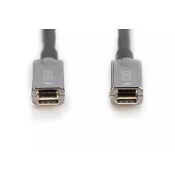 Cabo de fibra ótica híbrido AOC DIGITUS USB Type-C - USB Type-C 4K@60Hz USB 3.1 SPEC 15m