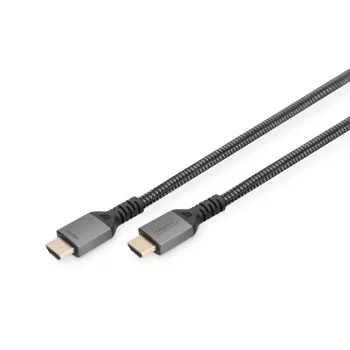 Cabo de ligação DIGITUS 8K PREMIUM HDMI 2.1 banhado a ouro, suporte 8K/60Hz 1m