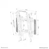 Suporte de parede para TV Neomounts WL35-550BL12 Máx 40kg 24-55in Preto