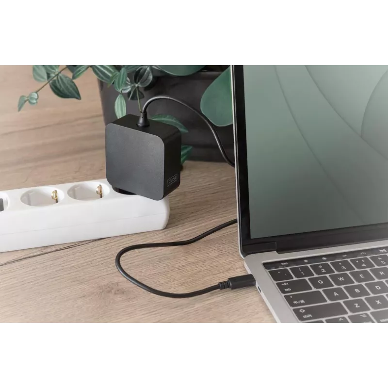 Fonte de alimentação para portátil USB-C Digitus DA-10071 65W interior AC preto
