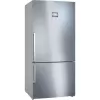 Combinado frigorífico-congelador Bosch Serie 6 KGN86AIDR, independente, 631 L total (479 L frigorífico / 152 L congelador), aço inoxidável, NoFrost