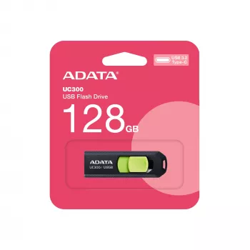 Pen drive ADATA ACHO-UC300-128G-RNB 128 GB USB Type-C 3.2 Gen 1 (3.1 Gen 1) preto