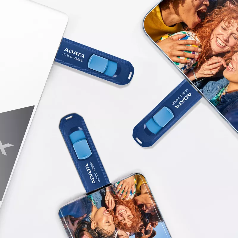 Pen drive ADATA ACHO-UC300-128G-RNB 128 GB USB Type-C 3.2 Gen 1 (3.1 Gen 1) preto