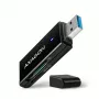 Leitor de cartões Axagon CRE-S2N USB 3.2 Gen 1 Type-A preto