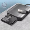 Leitor de cartões Axagon CRE-S3 externo USB-A 3.2 Gen 1 3 slots & LUN SD/microSD/CF USB 3.2 Gen 1 (3.1 Gen 1) Type-A cinzento