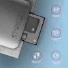 Leitor de cartões Axagon CRE-S3 externo USB-A 3.2 Gen 1 3 slots & LUN SD/microSD/CF USB 3.2 Gen 1 (3.1 Gen 1) Type-A cinzento