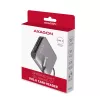 Leitor de cartões Axagon CRE-S3C alumínio alta velocidade USB-C 3.2 Gen 1, 3 slots, UHS-II