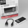 Leitor de cartões Axagon CRE-X1 externo 5 slots, CF, CF Type II, MMC, MMC Mobile, MMCmicro, MS Duo, MS PRO, Memory Stick (MS), MicroDrive, MicroSD...,