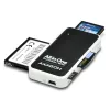 Leitor de cartões Axagon CRE-X1 externo 5 slots, CF, CF Type II, MMC, MMC Mobile, MMCmicro, MS Duo, MS PRO, Memory Stick (MS), MicroDrive, MicroSD...,