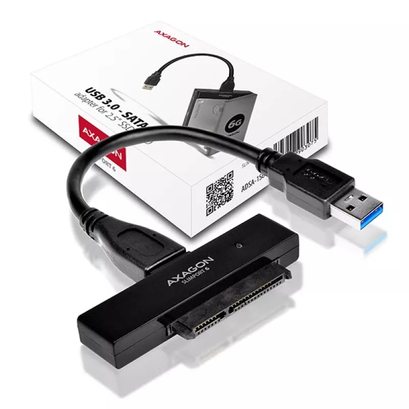 Axagon ADSA-1S6 USB 3.0 - HDD SATA 2,5 polegadas