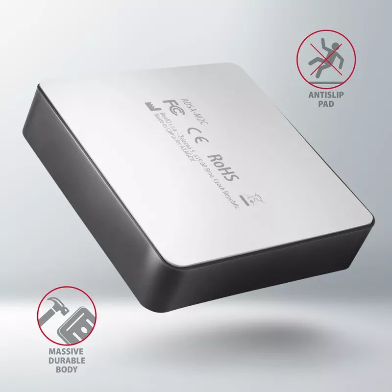 Axagon ADSA-M2C SuperSpeed USB-C 10Gbps Dock Dual-M.2-NVMe