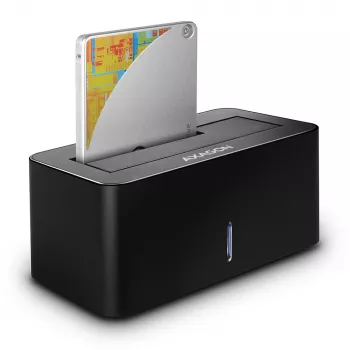 AXAGON ADSA-SN - HDD - híbrido - SSD - SATA - Serial ATA II - Serial ATA III - 2.5, 3.5 polegadas - USB 3.2 Gen 1 (3.1 Gen 1) Type-A - 5 Gbit/s - preto