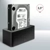 AXAGON ADSA-SN - HDD - híbrido - SSD - SATA - Serial ATA II - Serial ATA III - 2.5, 3.5 polegadas - USB 3.2 Gen 1 (3.1 Gen 1) Type-A - 5 Gbit/s - preto