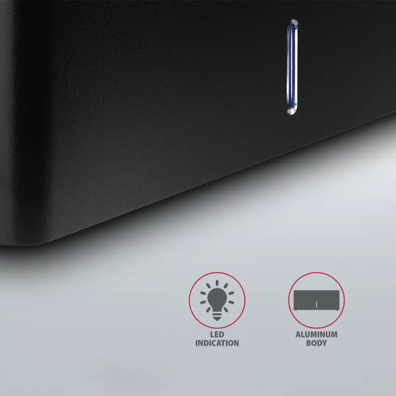 AXAGON ADSA-SN - HDD - híbrido - SSD - SATA - Serial ATA II - Serial ATA III - 2.5, 3.5 polegadas - USB 3.2 Gen 1 (3.1 Gen 1) Type-A - 5 Gbit/s - preto