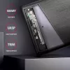 Caixa para HDD/SSD 2,5 polegadas AXAGON EE25-A6C — SATA, USB 3.2 Gen 1 (Type-C & Type-A), alumínio, preto