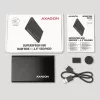 Caixa para HDD/SSD AXAGON EE25-A6M — SATA 2,5 polegadas, USB 3.2 Gen 1 (5 Gbit/s), Micro-USB B para USB Type-A, alumínio, preto