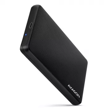 Caixa externa Axagon EE25-SLC sem parafusos USB-C 3.2 Gen 1 - SATA 6G para SSD/HDD 2,5 polegadas