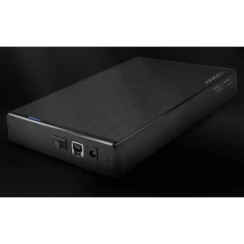 Caixa externa Axagon EE35-XA3 compacta em alumínio USB 3.2 Gen 1 SATA para discos 3,5 polegadas