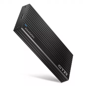 Caixa externa Axagon EEM2-GTR USB-C 3.2 Gen 2 em metal para SSD M.2 NVMe