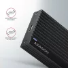 Caixa externa Axagon EEM2-GTR USB-C 3.2 Gen 2 em metal para SSD M.2 NVMe
