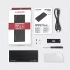 Caixa externa Axagon EEM2-GTR USB-C 3.2 Gen 2 em metal para SSD M.2 NVMe