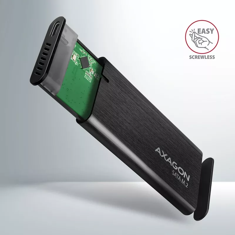 Caixa para SSD Axagon EEM2-SBC USB-C 3.2 Gen 2 preto M.2