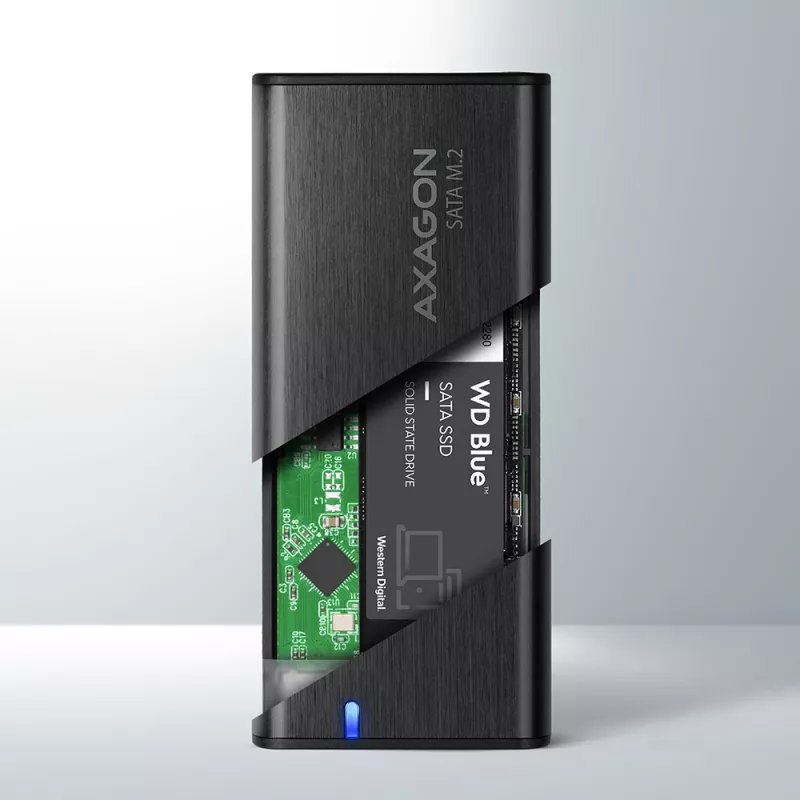 Caixa para SSD Axagon EEM2-SBC USB-C 3.2 Gen 2 preto M.2