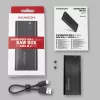 Caixa para SSD Axagon EEM2-SBC USB-C 3.2 Gen 2 preto M.2