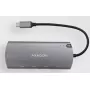 Hub Axagon HMC-6M2 USB 3.2 Gen 1, 2x USB-A, HDMI, RJ-45, SATA M.2, PD 100W, cabo USB-C