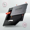 Moldura de montagem Axagon RSS-CD09 para SSD/HDD 2,5 polegadas em slot DVD 9,5 mm LED ALU placas adaptadoras/adaptadores internos SATA