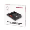 Moldura de montagem Axagon RSS-CD09 para SSD/HDD 2,5 polegadas em slot DVD 9,5 mm LED ALU placas adaptadoras/adaptadores internos SATA
