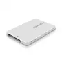 Caixa interna Axagon RSS-M2SD SATA - SSD M.2 SATA, 2,5 polegadas em ALU, prateada