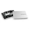 Caixa interna Axagon RSS-M2SD SATA - SSD M.2 SATA, 2,5 polegadas em ALU, prateada