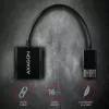 Adaptador de cabo de vídeo Axagon RVD-VGN DisplayPort para VGA 0,16 m