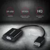 Adaptador de cabo de vídeo Axagon RVD-VGN DisplayPort para VGA 0,16 m