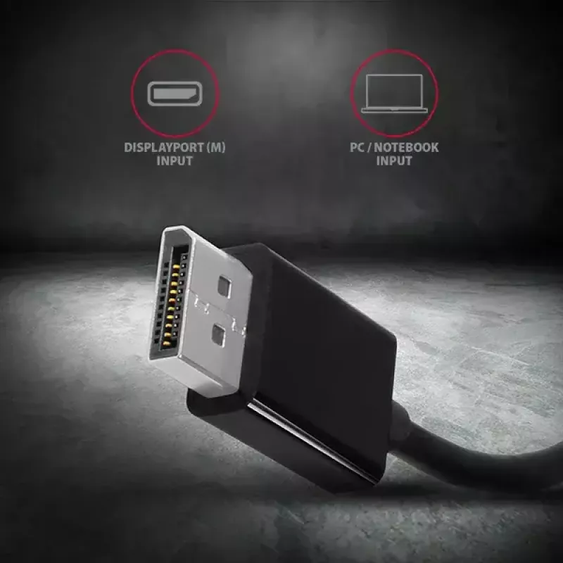 Adaptador de cabo de vídeo Axagon RVD-VGN DisplayPort para VGA 0,16 m