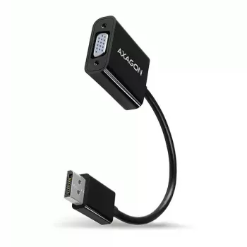 Adaptador de cabo de vídeo Axagon RVD-VGN DisplayPort para VGA 0,16 m